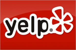 red yelp logo