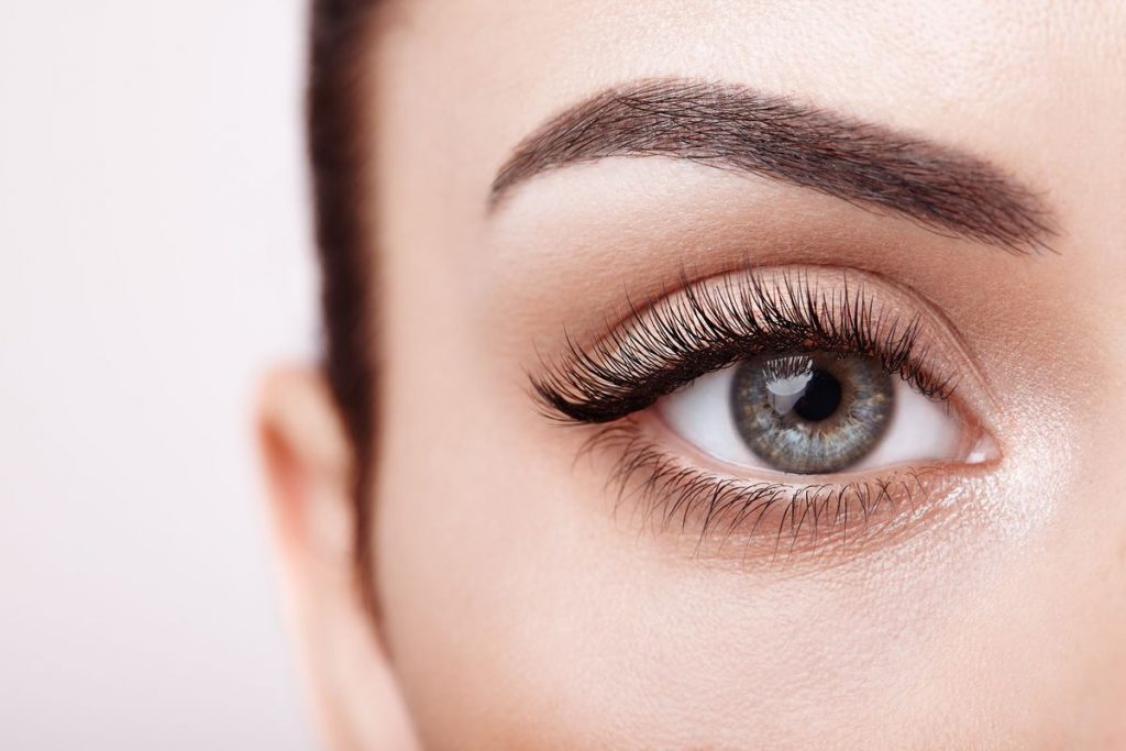 Close-up on a woman's eye
